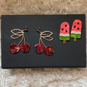 Fruit earrings